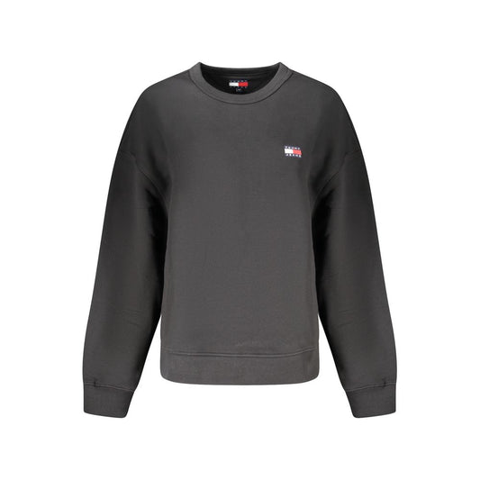 Tommy Hilfiger – Schwarzer Baumwollpullover für Damen