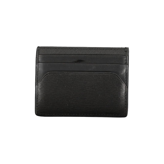Tommy Hilfiger – Schwarze Lederbrieftasche