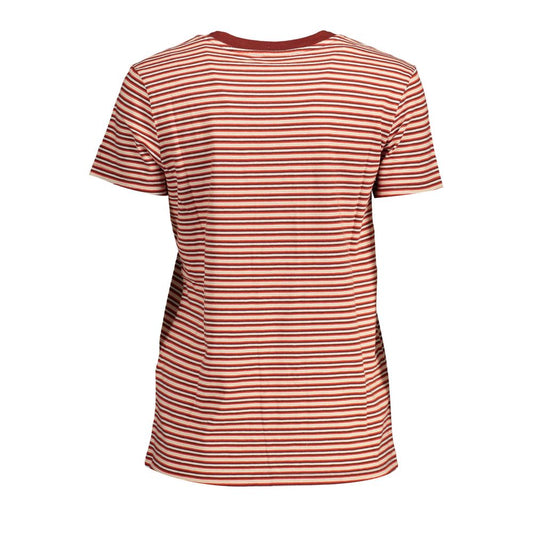 Levi's Rotes Baumwoll-T-Shirt für Damen