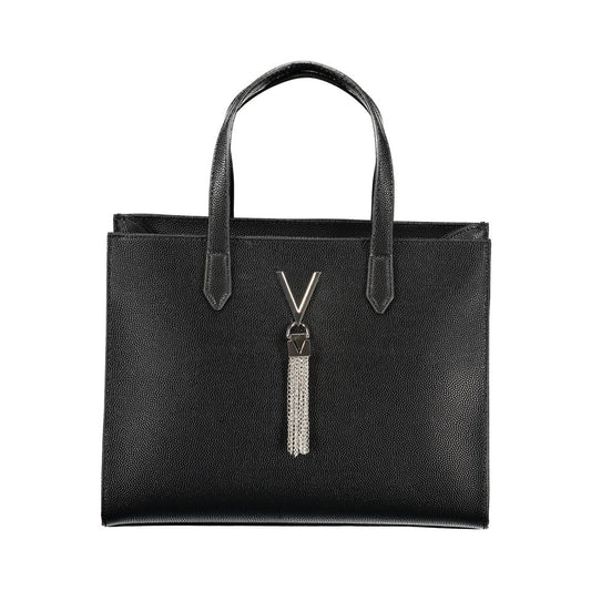 Mario Valentino Schwarze Polyethylen-Damenhandtasche
