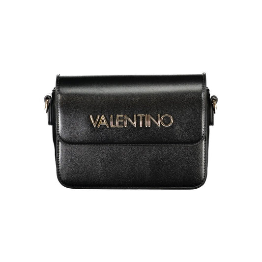 Mario Valentino Schwarze Polyethylen-Damenhandtasche