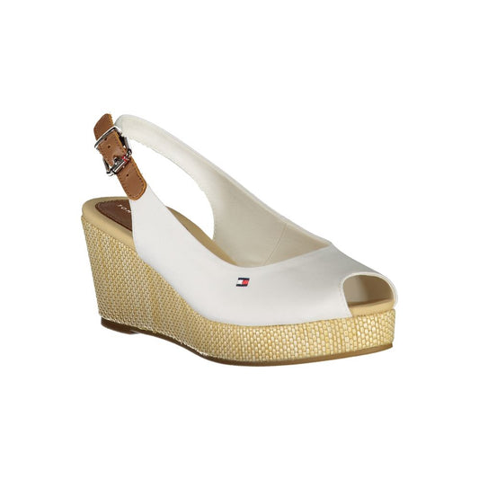 Tommy Hilfiger – Weiße Baumwollsandalen