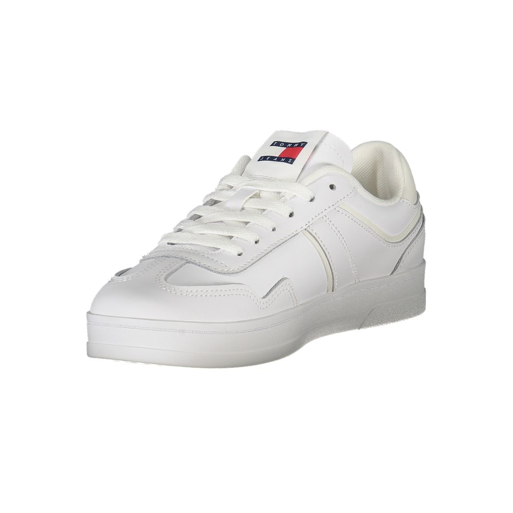Tommy Hilfiger – Weiße Polyethylen-Sneaker für Damen