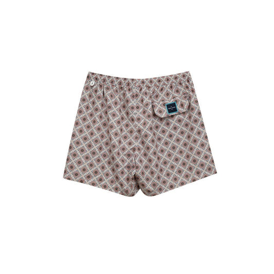 Gran Sasso Pink Polyester Swim Shorts