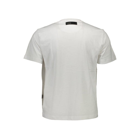 Plein Sport Weißes Baumwoll-T-Shirt für Herren
