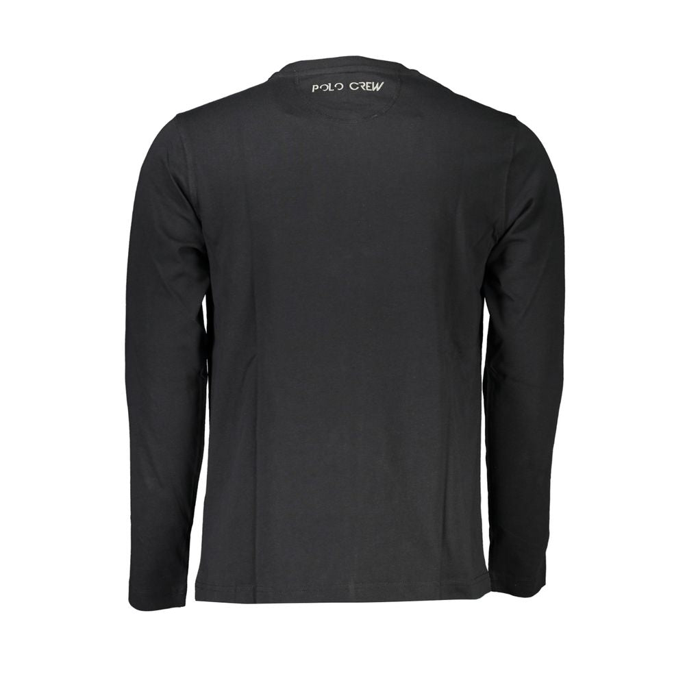 La Martina Black Cotton Men's T-Shirt