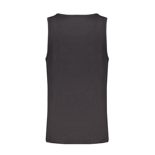 Norwegen 1963 Schwarzes Herren-Tanktop aus Baumwolle