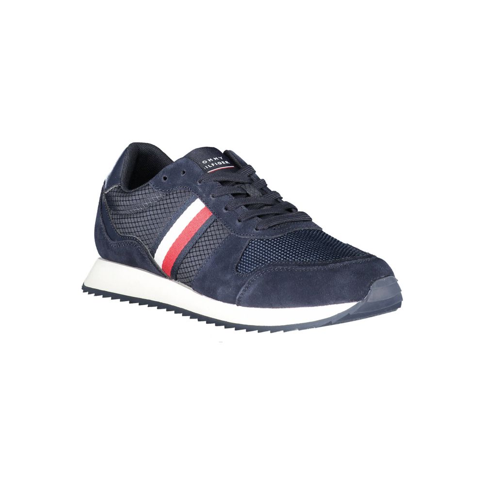 Tommy Hilfiger – Blaue Polyester-Sneaker für Herren