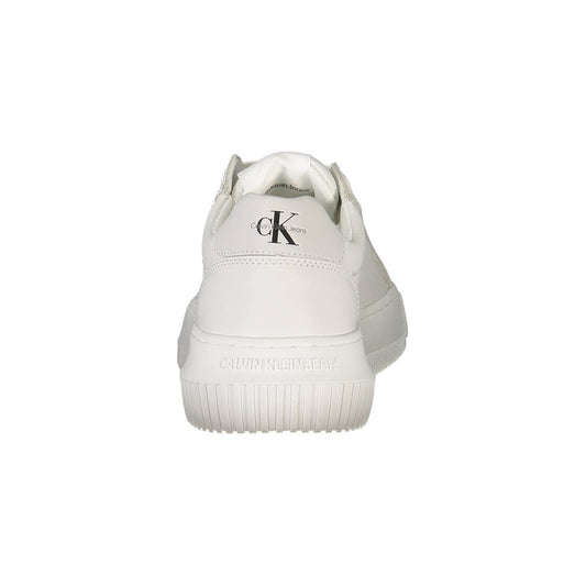 Calvin Klein Damen Sneaker aus weißem Polyester