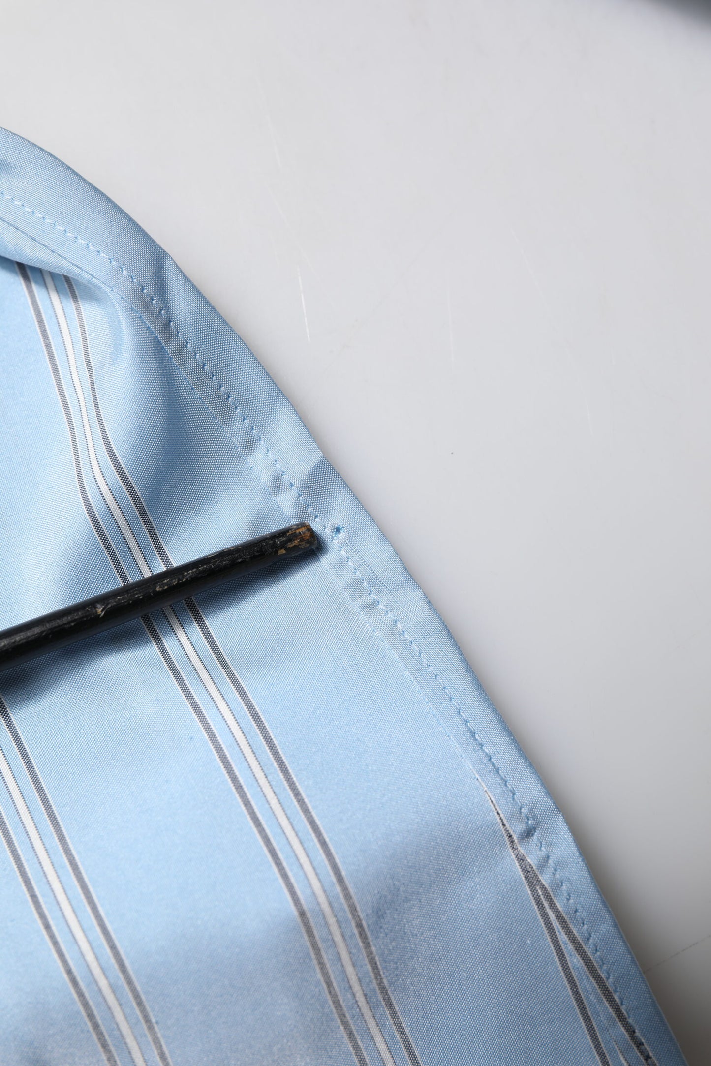 Dolce & Gabbana Blau gestreiftes MARTINI Langarmhemd