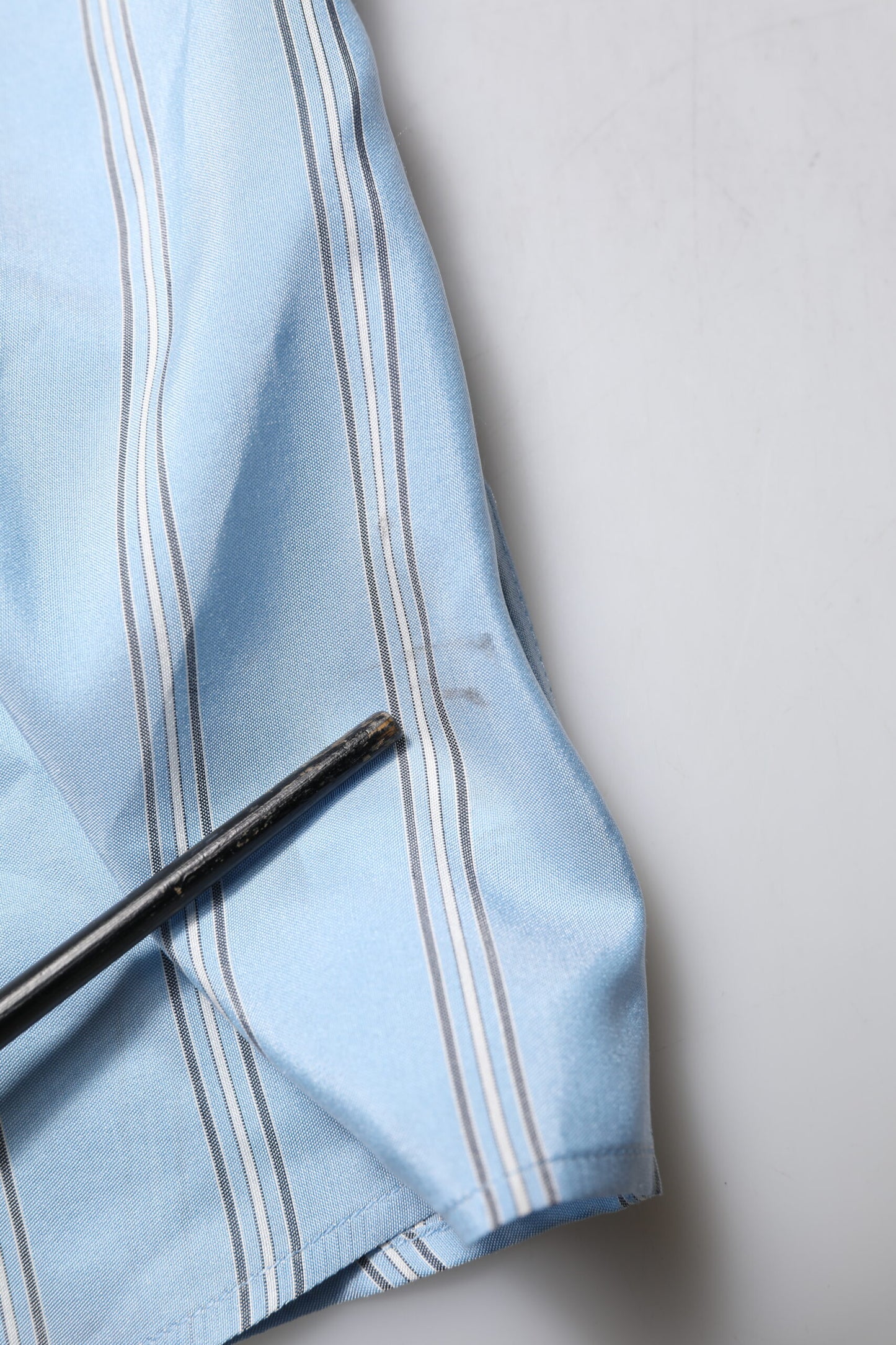 Dolce & Gabbana Blau gestreiftes MARTINI Langarmhemd