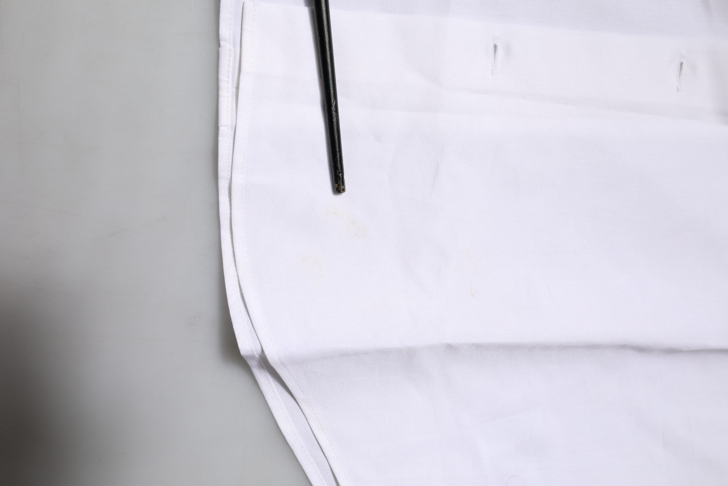 Dolce & Gabbana Weißes langärmliges Hemd aus Baumwolle in GOLD