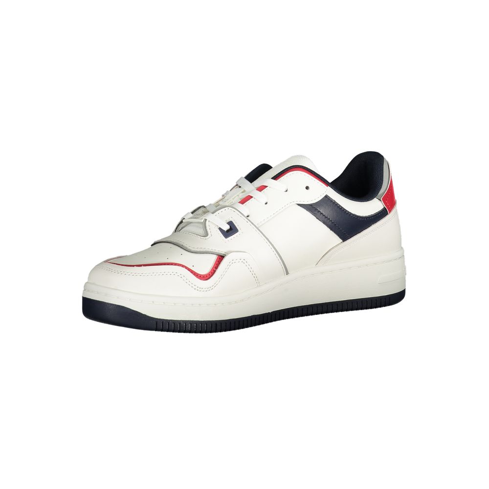Tommy Hilfiger – Weiße Leder-Sneaker für Herren