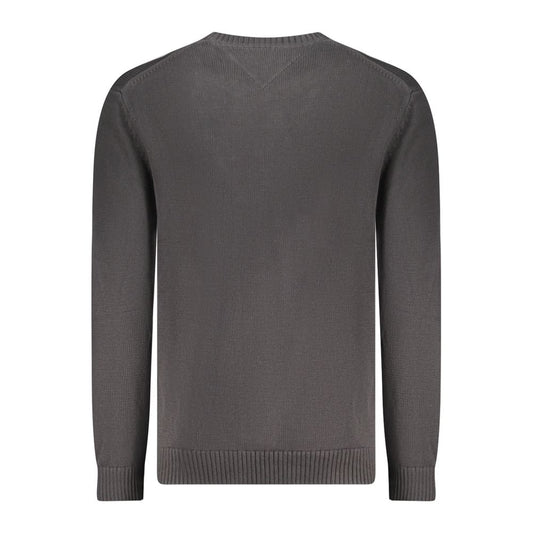 Tommy Hilfiger – Schwarzer Baumwollpullover für Herren