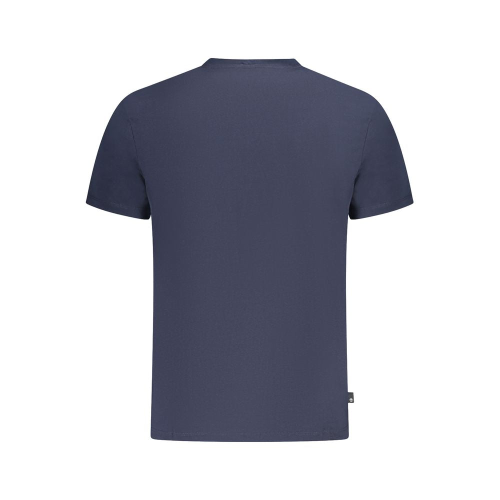 Blaues Baumwoll-T-Shirt von Timberland