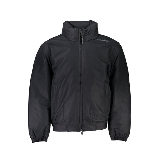 Calvin Klein Schwarze Polyester-Herrenjacke