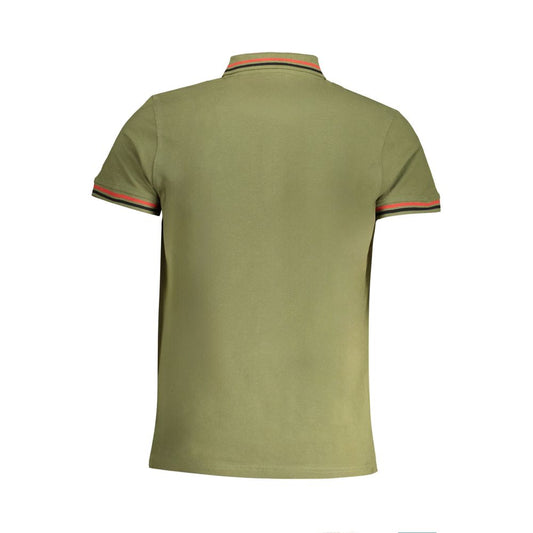 Grünes Poloshirt aus Baumwolle von Cavalli Class