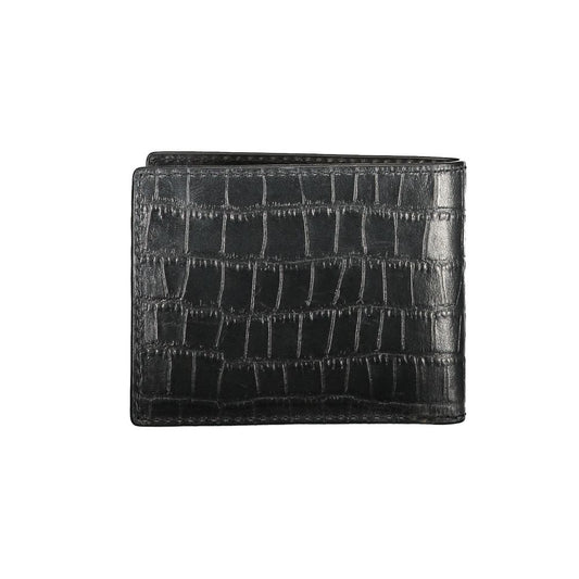 Tommy Hilfiger – Schwarze Lederbrieftasche