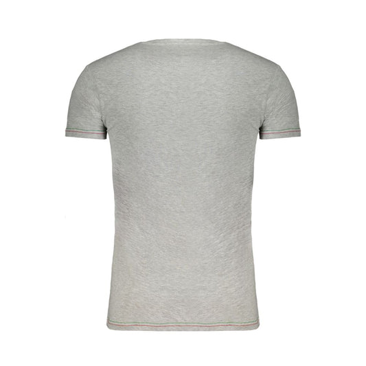 Aeronautica Militare Braunes Herren-T-Shirt aus Baumwolle