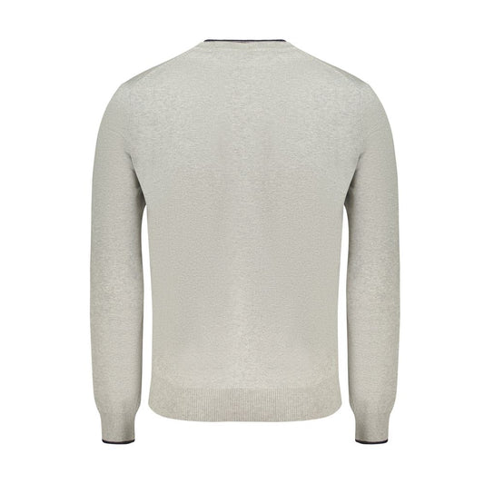 North Sails Grigio Cotton Mens Sweater