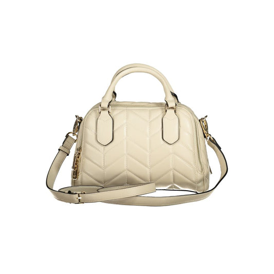 Mario Valentino Beige Polyethylen Damen Handtasche