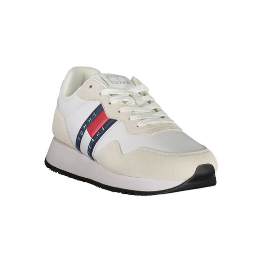 Tommy Hilfiger – Weiße Leder-Sneaker für Herren