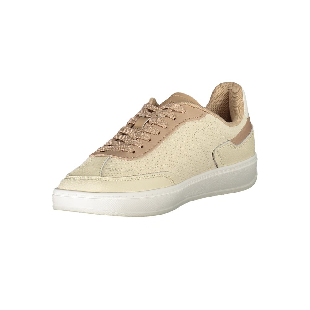 Tommy Hilfiger Beige Leder Damen Sneaker