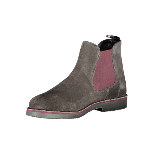 U.S. POLO ASSN. Gray Leather Men's Boot