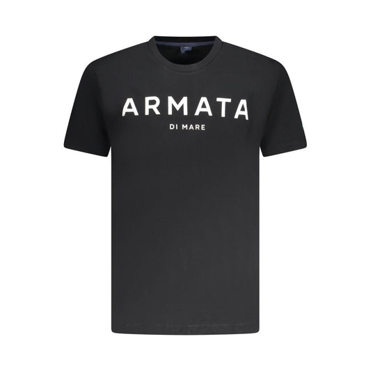 Armata Di Mare Herren-T-Shirt aus schwarzer Baumwolle