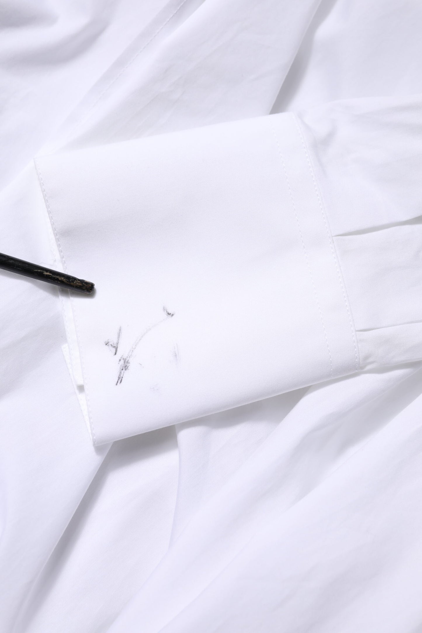 Dolce & Gabbana – Weißes Baumwollhemd mit Kragen und langen Ärmeln