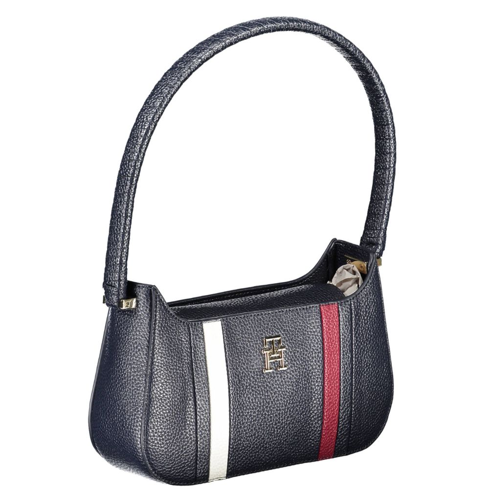 Tommy Hilfiger – Blaue Polyethylen-Handtasche