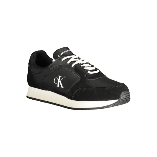 Calvin Klein – Schwarze Polyethylen-Sneaker für Herren