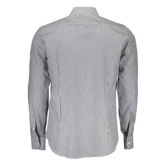 La Martina Blu Cotton Men Shirt