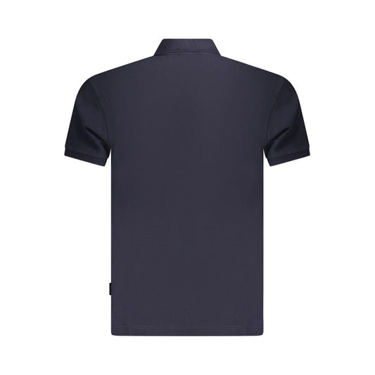 Napapijri Blaues Herren-Poloshirt aus Baumwolle