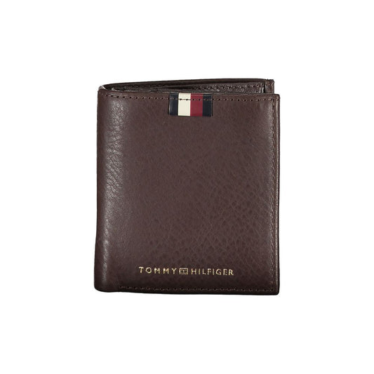 Tommy Hilfiger – Braune Lederbrieftasche