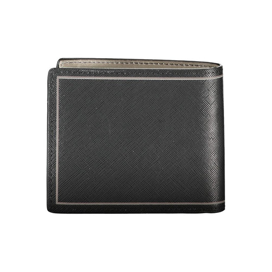 Tommy Hilfiger – Schwarze Lederbrieftasche