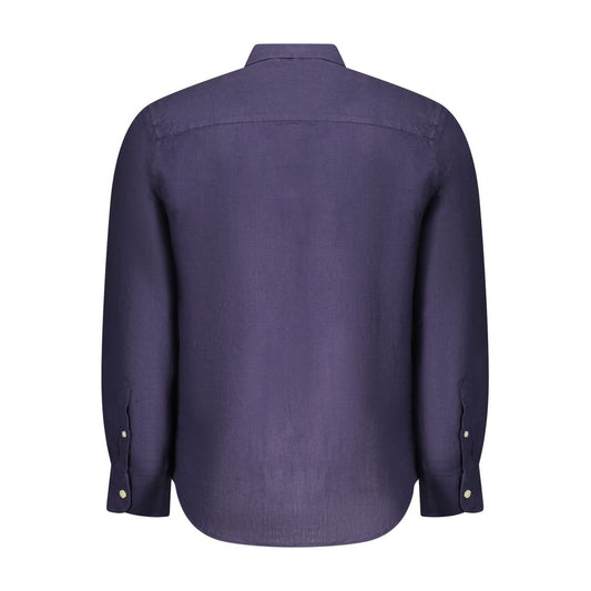 North Sails Blaues Leinenhemd für Herren