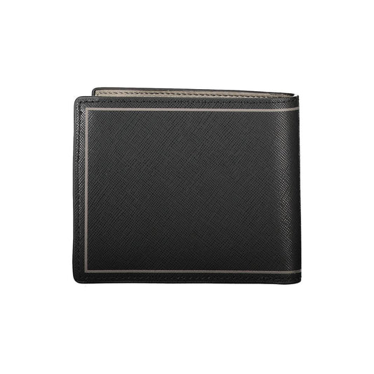 Tommy Hilfiger – Schwarze Lederbrieftasche