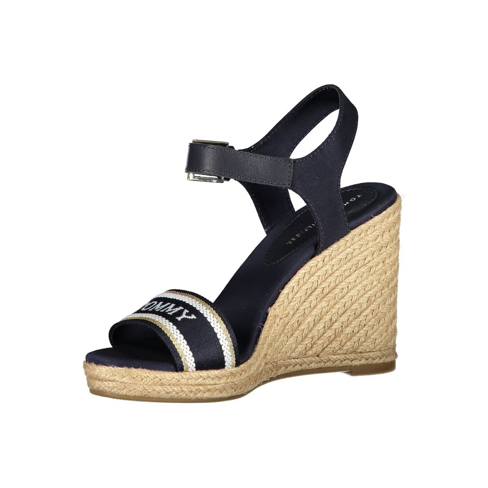 Tommy Hilfiger – Blaue Polyester-Sandalen