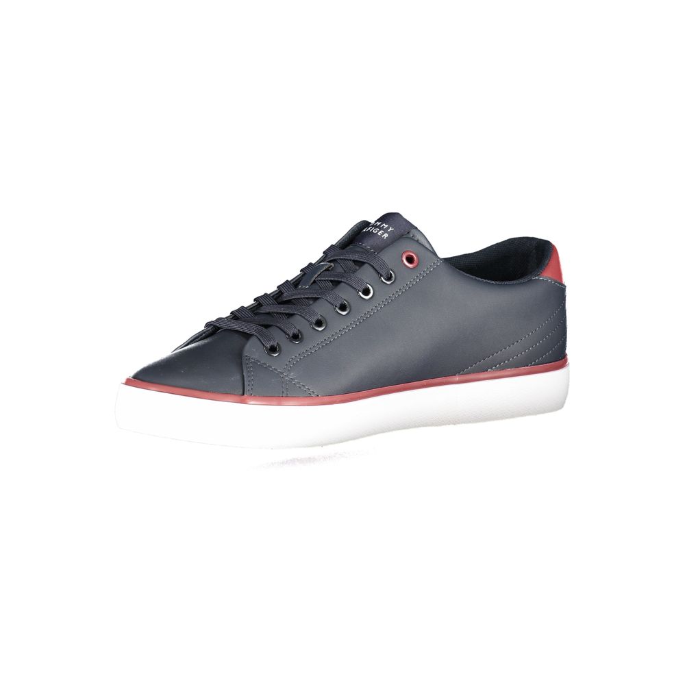 Tommy Hilfiger – Blauer Polyester-Sneaker