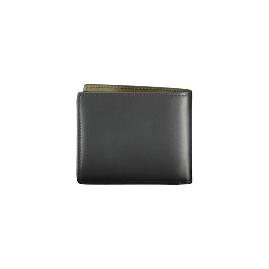 Tommy Hilfiger – Schwarze Lederbrieftasche