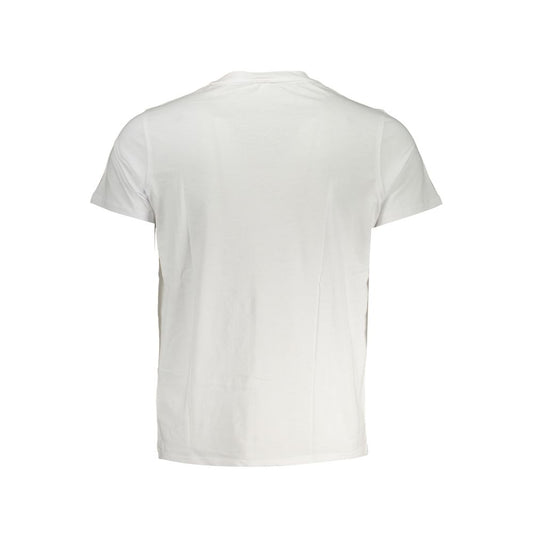 K-WAY – Elegantes weißes Baumwoll-T-Shirt mit Taschendetail