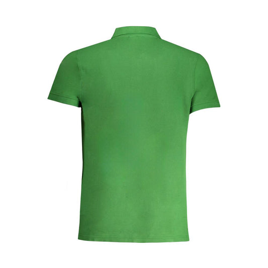Grünes Poloshirt aus Baumwolle von Cavalli Class