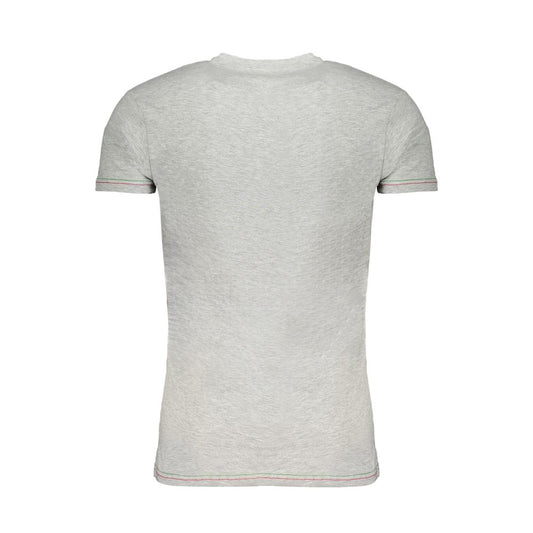 Aeronautica Militare Braunes Herren-T-Shirt aus Baumwolle