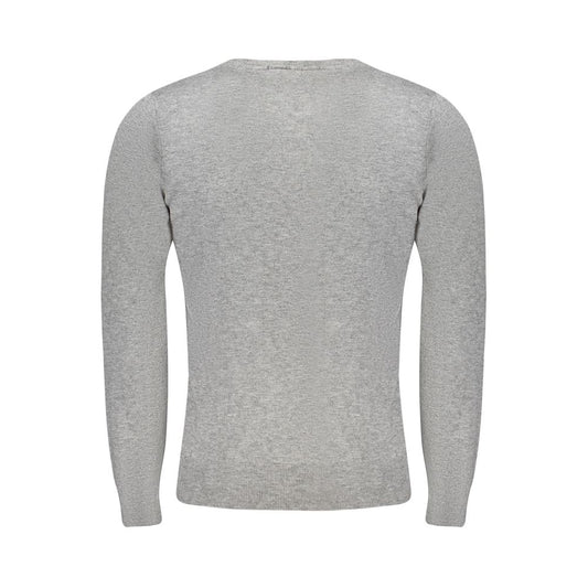 Cavalli Class Grigio Viscosa Men's Sweater
