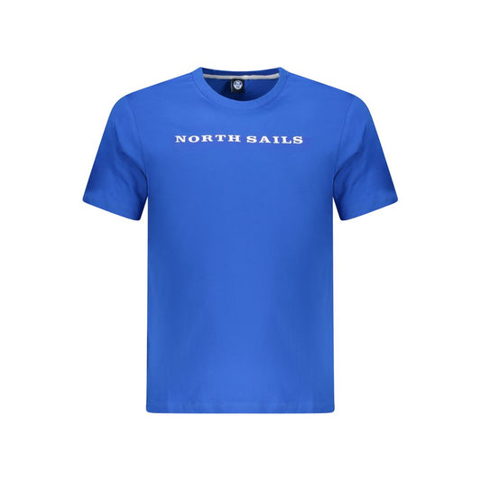 North Sails Herren-T-Shirt aus blauer Baumwolle