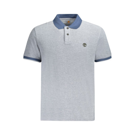Blaues Poloshirt aus Baumwolle von Timberland