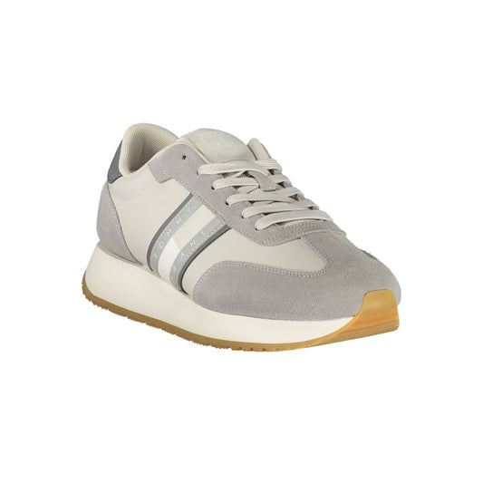 Tommy Hilfiger – Braune Leder-Sneaker für Herren