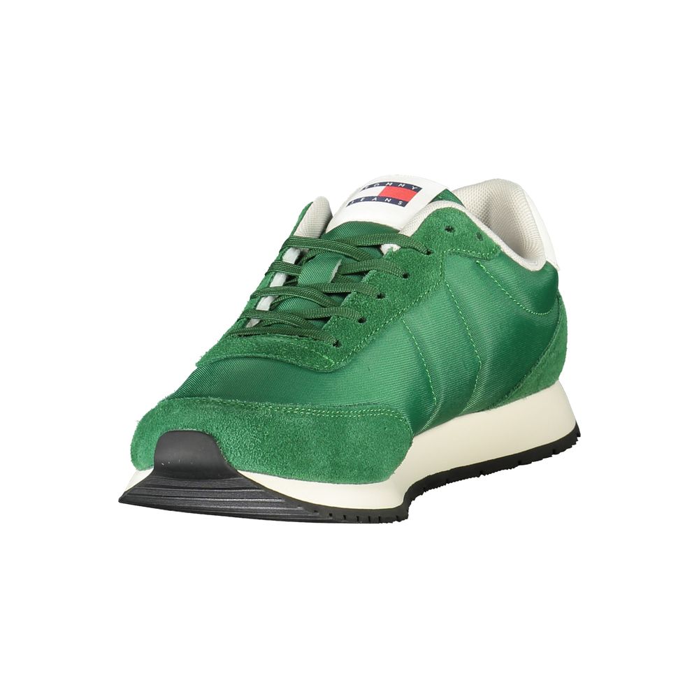 Tommy Hilfiger – Grüne Polyester-Sneaker für Herren
