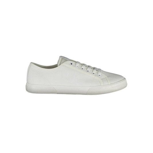 Calvin Klein Herren-Sneaker aus Polyester, weiß